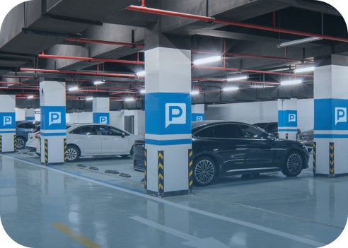 Underground parking garage